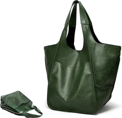Image de Grand sac cabas pour femme, grand sac de courses résistant aux plis
