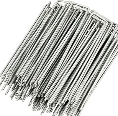 Obrázok produktu pre INF Záhradné kotviace palice v tvare U po 50 kusoch 10 cm