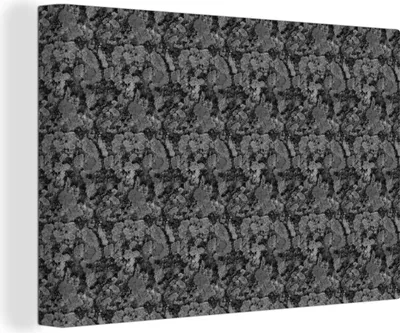 Produktbild von OneMillionCanvasses® - Leinwandbilder - 140x90 cm, Textur - Granit - Muster, Wandbilder Kunstdruck Wanddekoration - Foto auf Leinwand - Gemälde auf Holzrahmen