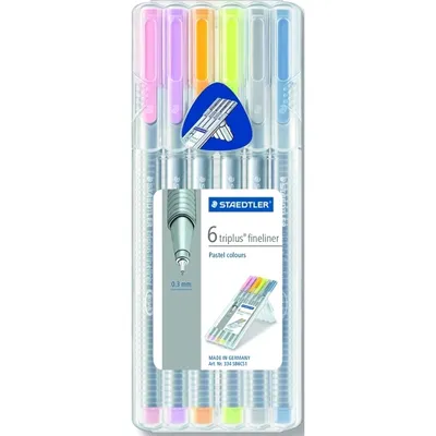 Produktbild von Staedtler 334 SB6CS1, Blau, Grün, Grau, Orange