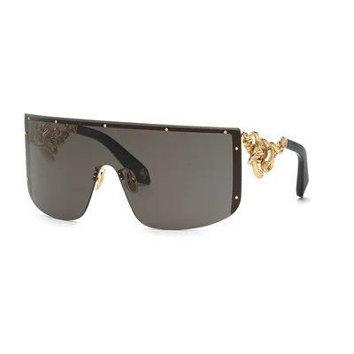 Produktbild von Roberto Cavalli Src015m Damen-sonnenbrille Golden Smoke / CAT3 Mann Golden Smoke / CAT3