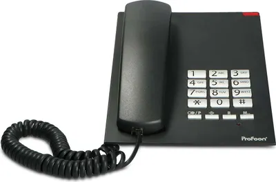 Produktbild von Alecto CW20 - Schnurgebundenes Telefon Schwarz