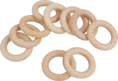 Produktbild von Holzringe Ø 34 mm, 10 Stück