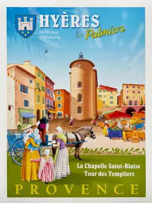 Image de Hyères - Provence - 30x40cm Affiche Poster