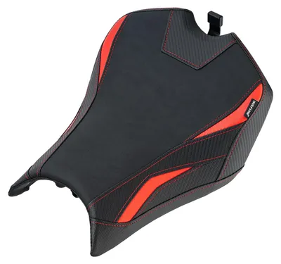 Imagen del producto de Cojín para el asiento delantero, fácil instalación, construcción robusta, color rojo