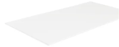 Acrylglasplatte transparent 2 mm, 25 x 49 cm, für Lichtobjekte
