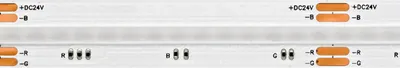 Produktbild von SIGOR 15W/m COB LED-Streifen RGB 5m 840 LED/m IP20 24V 544lm/m RA90