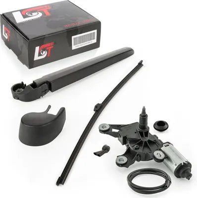 Produktbild von Wischermotor Heck Scheibenwischer Dichtung Set Motor Düse hinten für Audi A4 B8