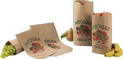 Produktbild von 1000x Obstbodenbeutel aus Natronpapier 'Natürlich' 190x290mm  60gr. 1,5 KG