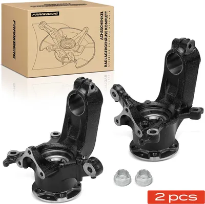 Image de Frankberg 2x Pivot de fusée Logement de roulement de roue Complet Avant Droit Gauche pour Citroën Jumper Fiat Ducato