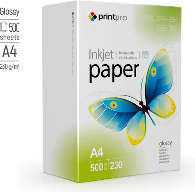 Produktbild von ColorWay Fotopapier PrintPro glänzend 230g/m², A4, 500 Blatt