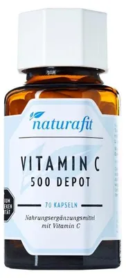 Immagine prodotto di naturafit Vitamina C 500 Capsule Depot, 70 Capsule