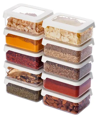 Produktbild von SmartStore Vorratsdosen 0.35L – 10er Set – Plastik Aufbewahrungsbox mit Deckel,