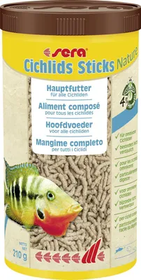 Produktbild von Sera Fischfutter Cichlids Sticks 1 L