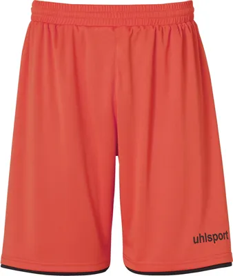 Produktbild von Uhlsport Fußball Club Shorts Herren kurze Hose ohne Innenslip orange schwarz Gr S