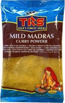 Produktbild von TRS Mildes Curry Pulver aus Madras 100g, Mild Madras Curry Powder