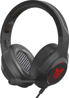 Image de K8 Casque PS4 Gaming Headset PC stéréo avec microphone LED Light, adapté à la Xbox One / Laptop Tablet Gamer,(Noir RGB)