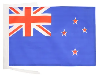 Neuseeland-Flagge 45x30 cm, Polyester 100D, mit Kordeln