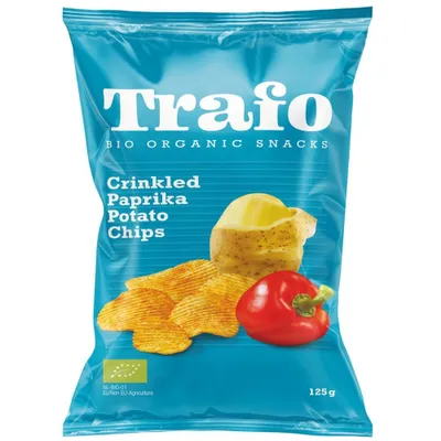 Zdjęcie produktu dla Chipsy ziemniaczane karbowane - papryka 125g