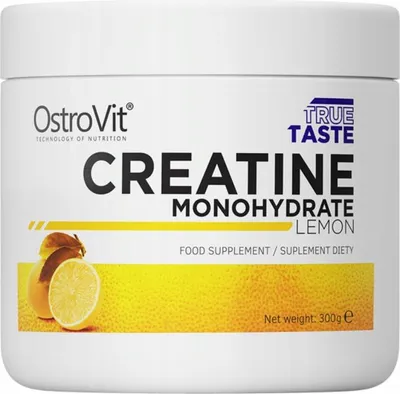 Produktbild von OstroVit Kreatin-Monohydrat 300 g Zitrone