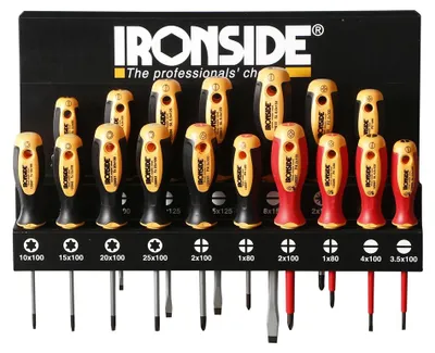 Produktbild von IRONSIDE Schraubendreher Set 17tlg