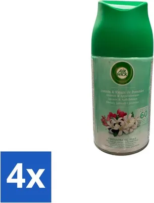 Produktbild von Air Wick – Nachfüllpackung – Freshmatic Jasmin & Apfelblüte – 250 ml - Vorteilspack - 4 Stücke