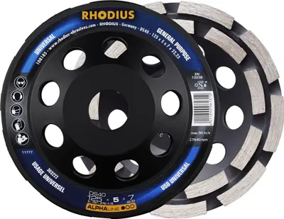 Produktbild von Rhodius Schleifscheibe DS 40 125x22,23mm Stein Alphaline - 303222