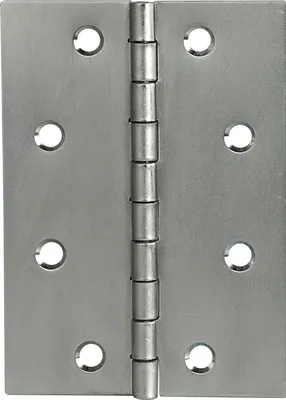 Produktbild von SCHMALE Scharnier DIN 7954 B halbbreit 100 x 72 mm, Edelstahl