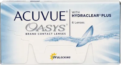 Produktbild von Acuvue Oasys, Zweiwöchentlich, 6 Stück(e), 1,4 cm, 8,4 mm, -4, Senofilcon A
