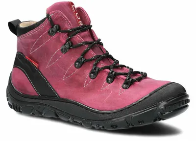 Produktbild von nagaba Boots Damen Wanderschuhe mit Innensohle aus Leder, Rosa, 37