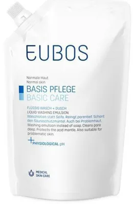 Productafbeelding van Eubos Gel, Eubos Blauw, vloeibare wasemulsie, navulling, 400 ml