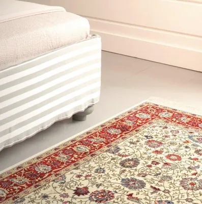 Immagine prodotto di Tappeto Soraya D in viscosa beige, misure 60x180 cm