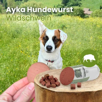 Produktbild von Ayka Hundewurst Wildschwein 1 Stück 800g