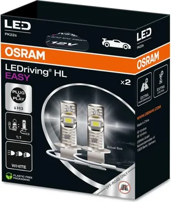 Produktbild von arwka LED (zamiennik H3)  bez ECE **brak ECE** - LEDriving HL EASY 6000K