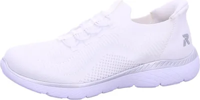 Zdjęcie produktu dla Buty sportowe Rieker z profilowaną podeszwą, modny biały/biały combi, rozmiar 36