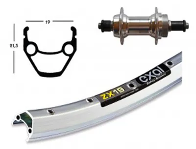 Produktbild von Winora H-Rad 26x1.75Schr.ZKR 6/7f.silb.SSP 36L Exal ZX 19 silber Niro-Spei.