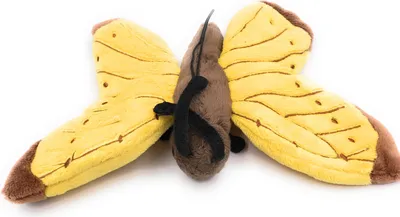 Immagine prodotto di Onwomania peluche in tessuto animale farfalla giallo marrone farfalla nastro 23 cm