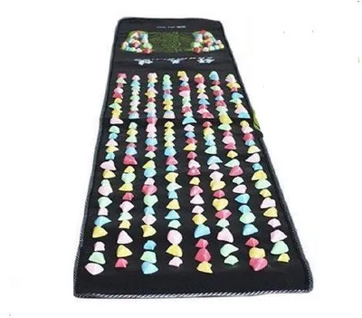 Image de Tapis de massage pour les pieds, 1,7 m x 0,35 m - Tapis de massage pour les pieds - Réflexologie - Circulation sanguine - Résistant - Matériaux de haute qualité - Tapis de massage pour les pieds
