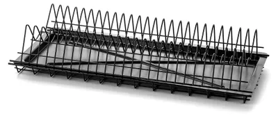 Produktbild von Klappbarer Geschirrtrockner 60 mit Ständer, schwarz-metallic