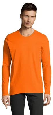 Image de SOLS - T-shirt « Imperial » pour homme à manches longues LT1981 (L) (orange)