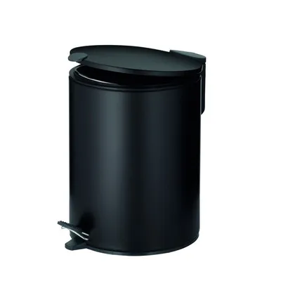 Image de Poubelle à pédale 5l noir - Kela Line - 23702 - mats
