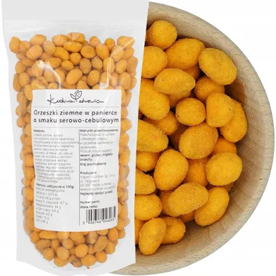 Produktbild von Erdnüsse Käse Zwiebel im Teigmantel 250 g Crispy Party Snack