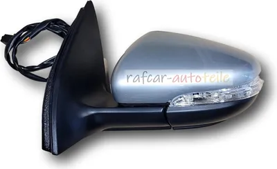 Produktbild von Außenspiegel Spiegel links elektrisch für VW GOLF VI 5K 2008 - silber LA7W