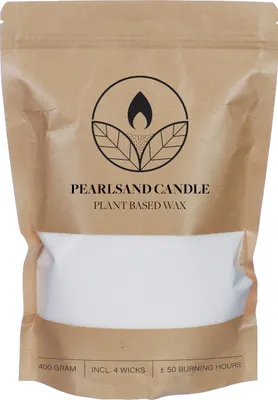 Produktbild von Kerzensand mit Dochten, 400 g Weiß