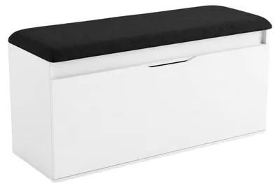 Zdjęcie produktu dla Szafka na buty z siedziskiem i schowkiem TORI, 100 x 50 x 35 cm