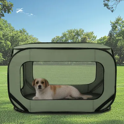 Image de Cage de transport pliable pour chien, en tissu Oxford