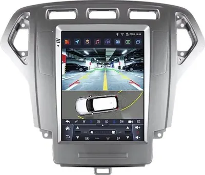 Obrázek produktu pro Autorádio s Bluetooth a CarPlay pro Ford Mondeo MK4 / Galaxy (2007–2010) – Kompatibilní s Apple a Android – Stereo systém – Navigační systém – Série S