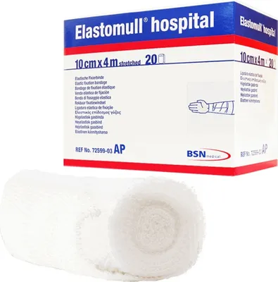 Zdjęcie produktu dla Bandaż mocujący Elastomull 10 cm x 4 m (20 szt.)