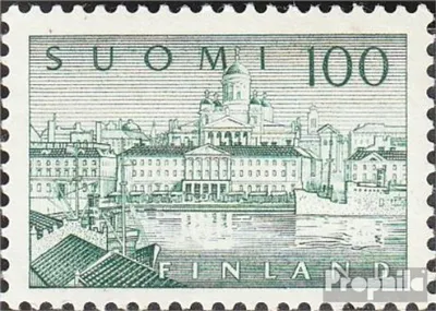 Produktbild von Briefmarken Finnland 1958 Mi 496 (kompl.Ausg.) mit Falz Freimarke Hafen