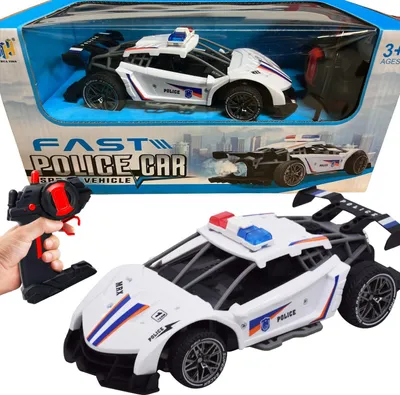 Immagine prodotto di Auto Della Polizia Telecomandata Effetti Luce Vapore
